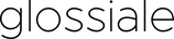 Glossiale logo in black text on a clear background